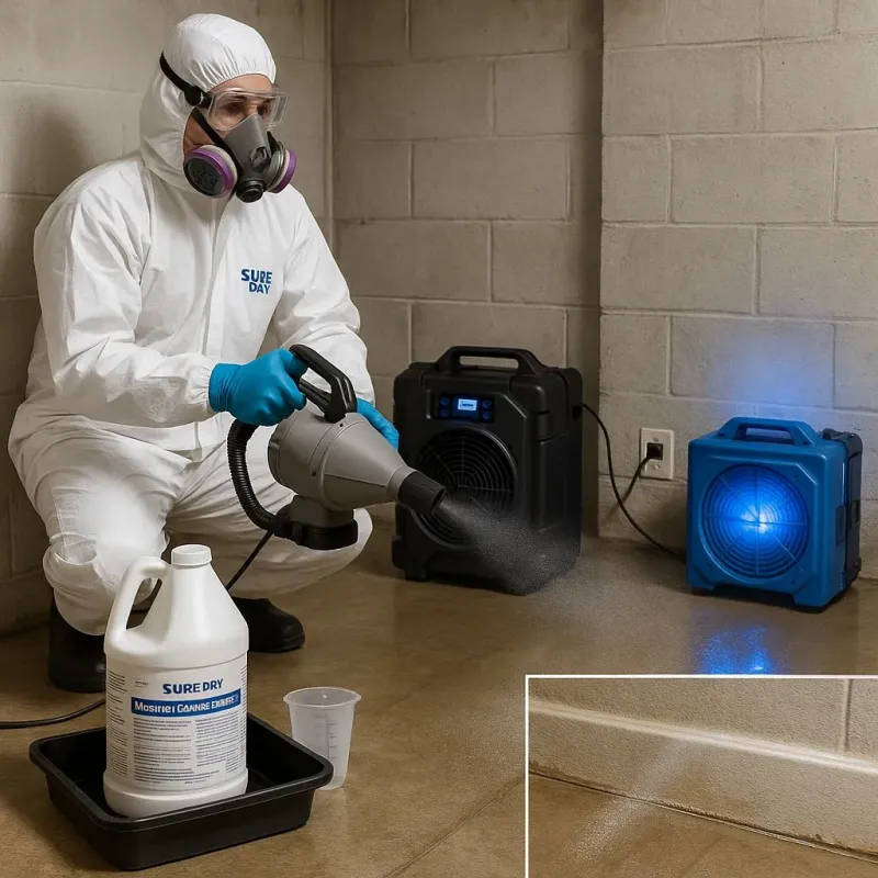 Sanitization and Odor Removal process in Saint Johns, AZ