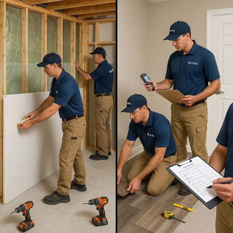 Repairs and Reconstruction process in Saint Johns, AZ